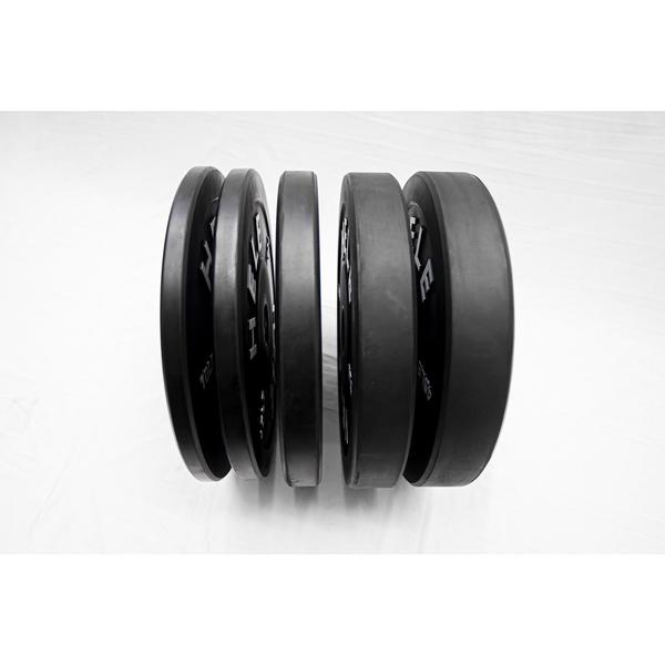 Hele Fitness Black Bumper Plates